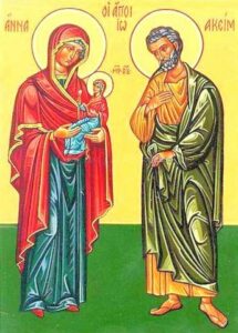 Die Heiligen Joachim und Anna